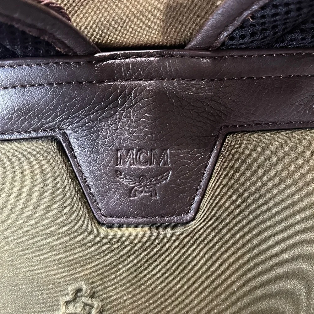MCM LARGE BROWN VISETOS BACKPACK - Picture 6 of 16